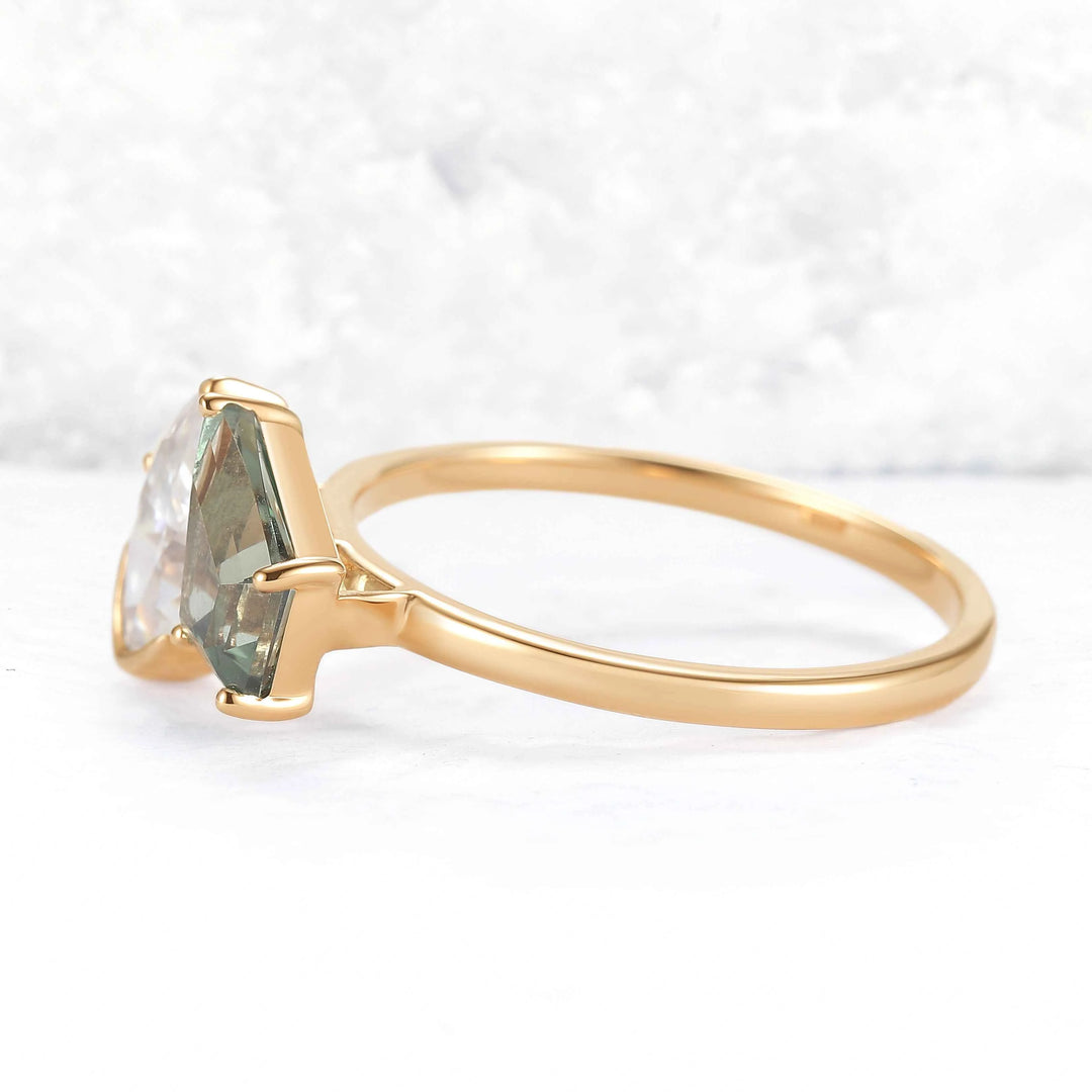 Toi Et Moi Two Stone Marquise & Kite Gemstone Rings