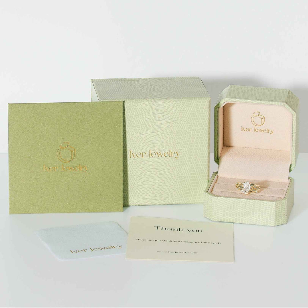 Minimalist Dainty Pearl Moissanite Half Eternity Stacking Bridal Ring