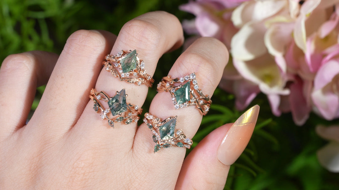 Kite Cut Engagement Ring