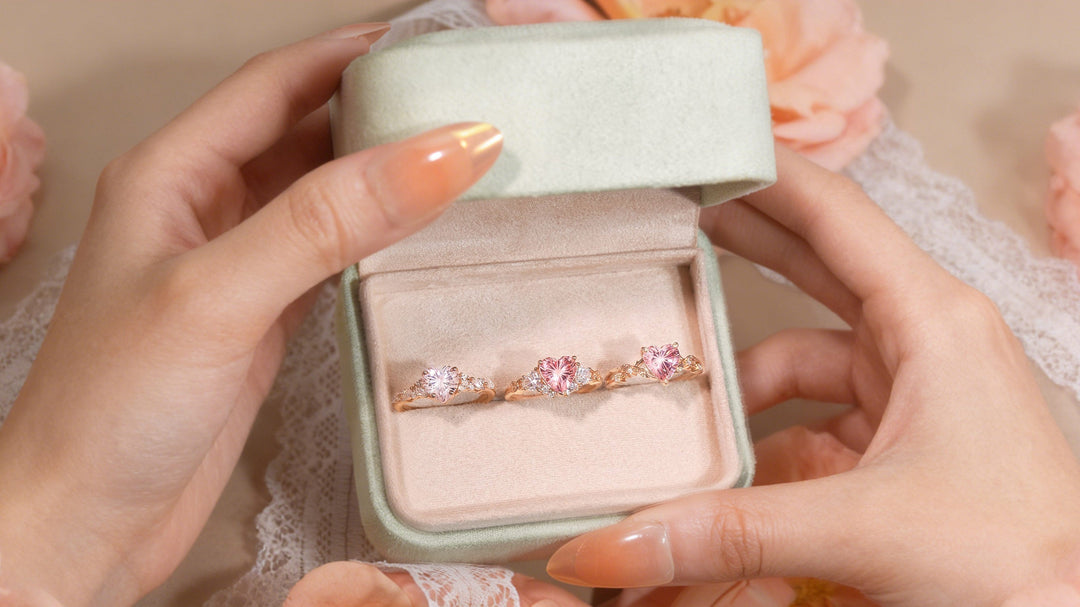 Heart-Shaped Diamond Rings