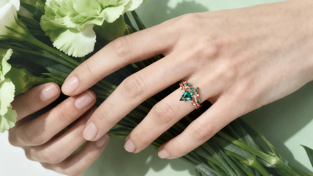 Emerald Engagement Ring