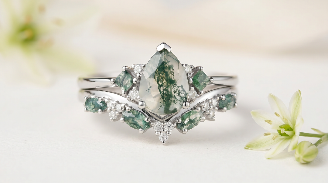 Diamond vs. Moss Agate: Which One Is Better for an Engagement Ring?