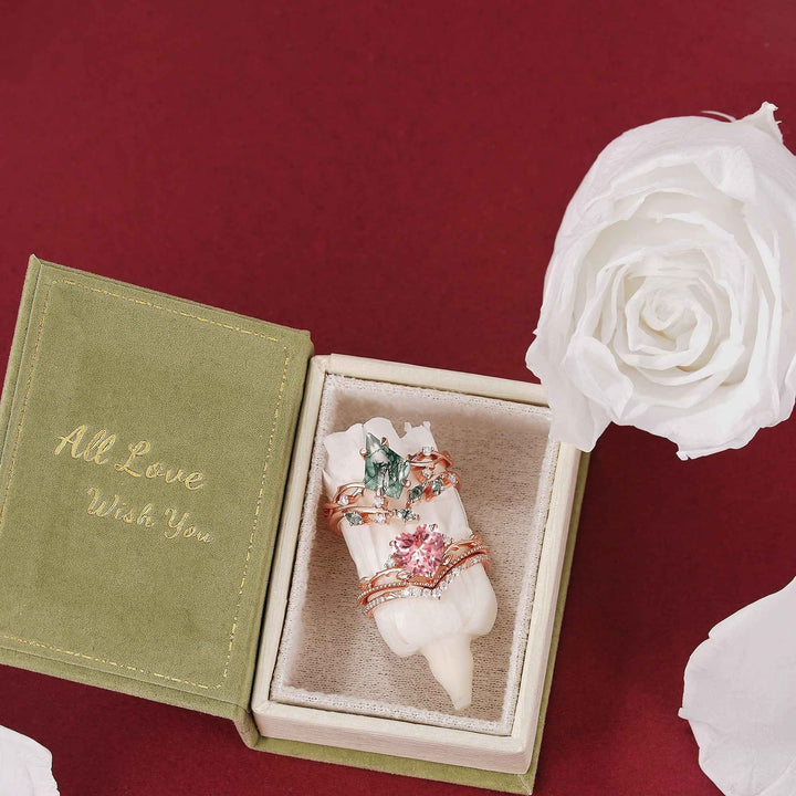 Handmade Book-Style Jewelry Gift Boxes