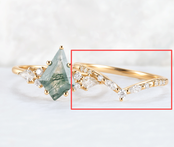 Another Wedding Band Fee for Lexi Pruitt #IVER1689 - 925 sterling silver