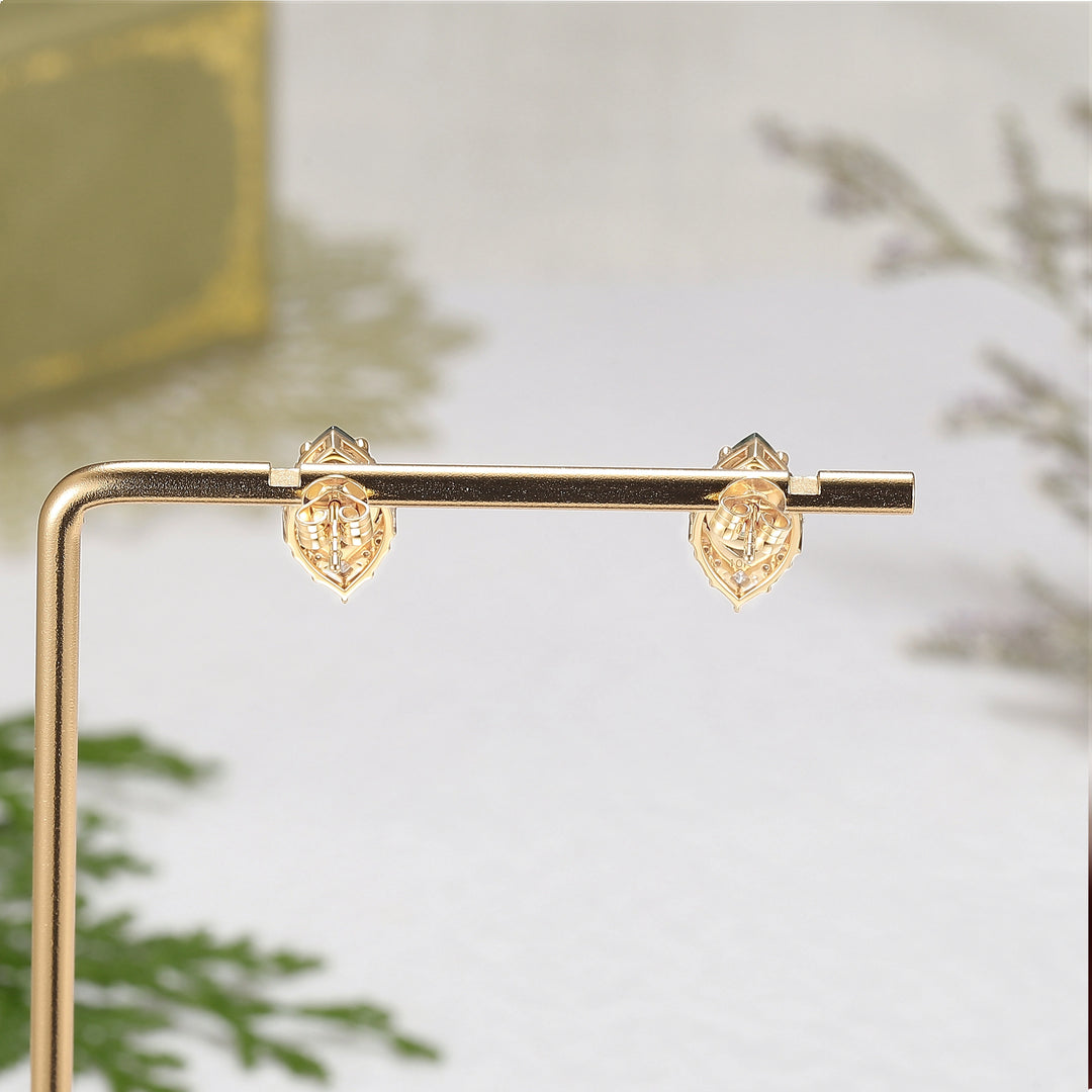 Pear_Shaped_Green_Moss_Agate_Earrings_Anniversary_Gift_for_Her_1