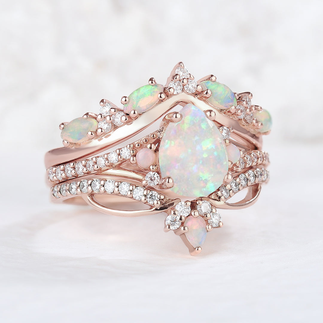 Nature_Oval_Shaped_Opal_Vine_Handmade_Ring_Set_3pcs_3