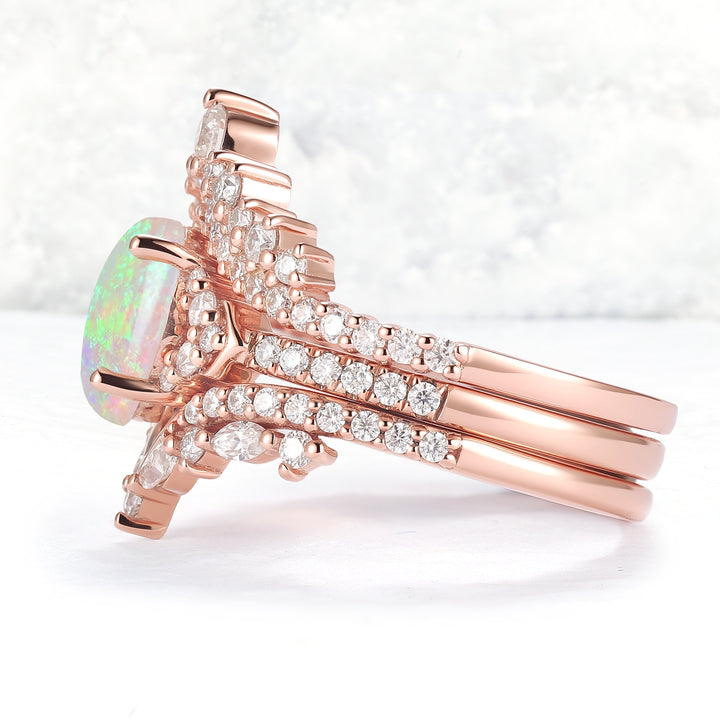Brilliant_Crown_Oval_Natural_Opal_Gemstone_Ring_Set_3pcs_5