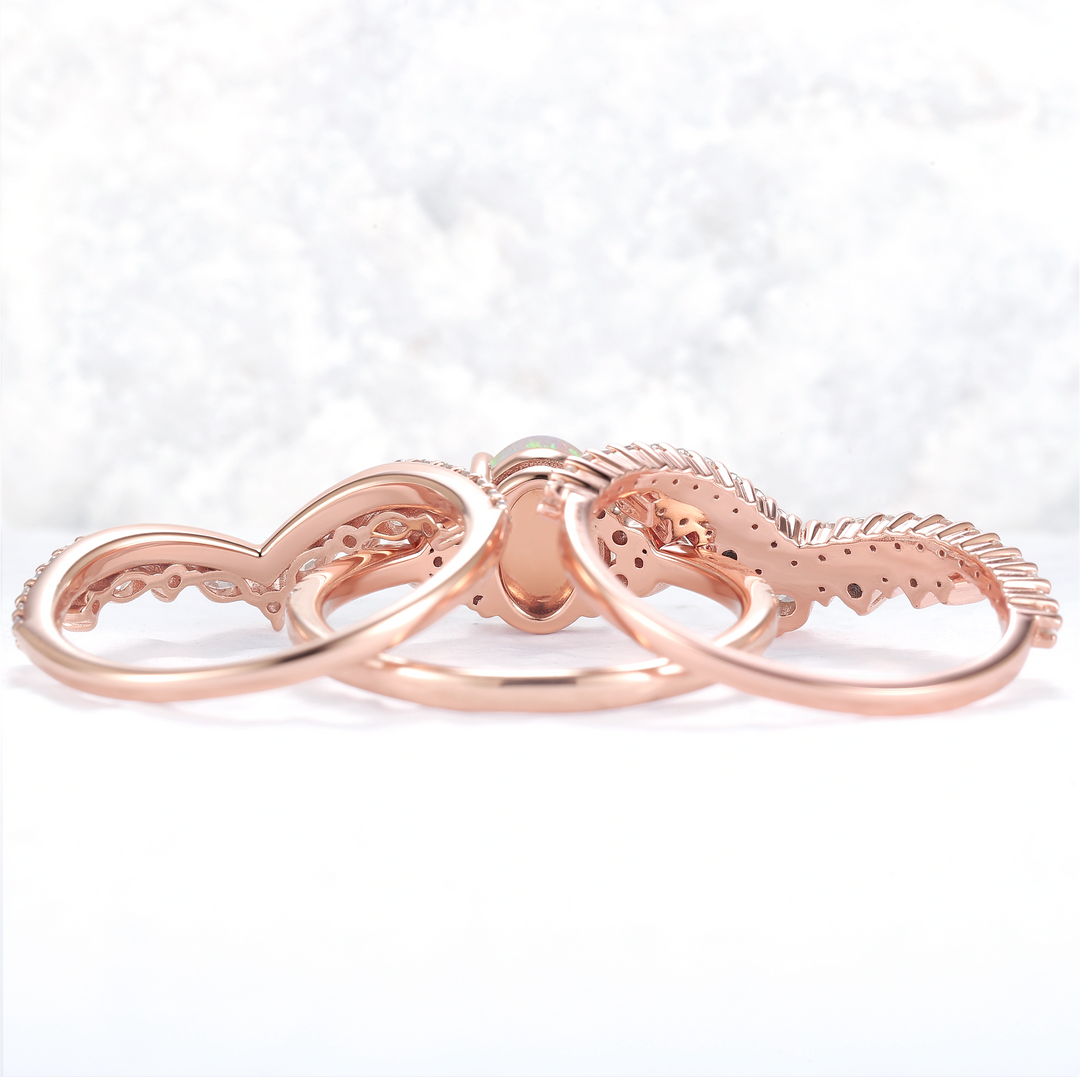 Brilliant_Crown_Oval_Natural_Opal_Gemstone_Ring_Set_3pcs_5