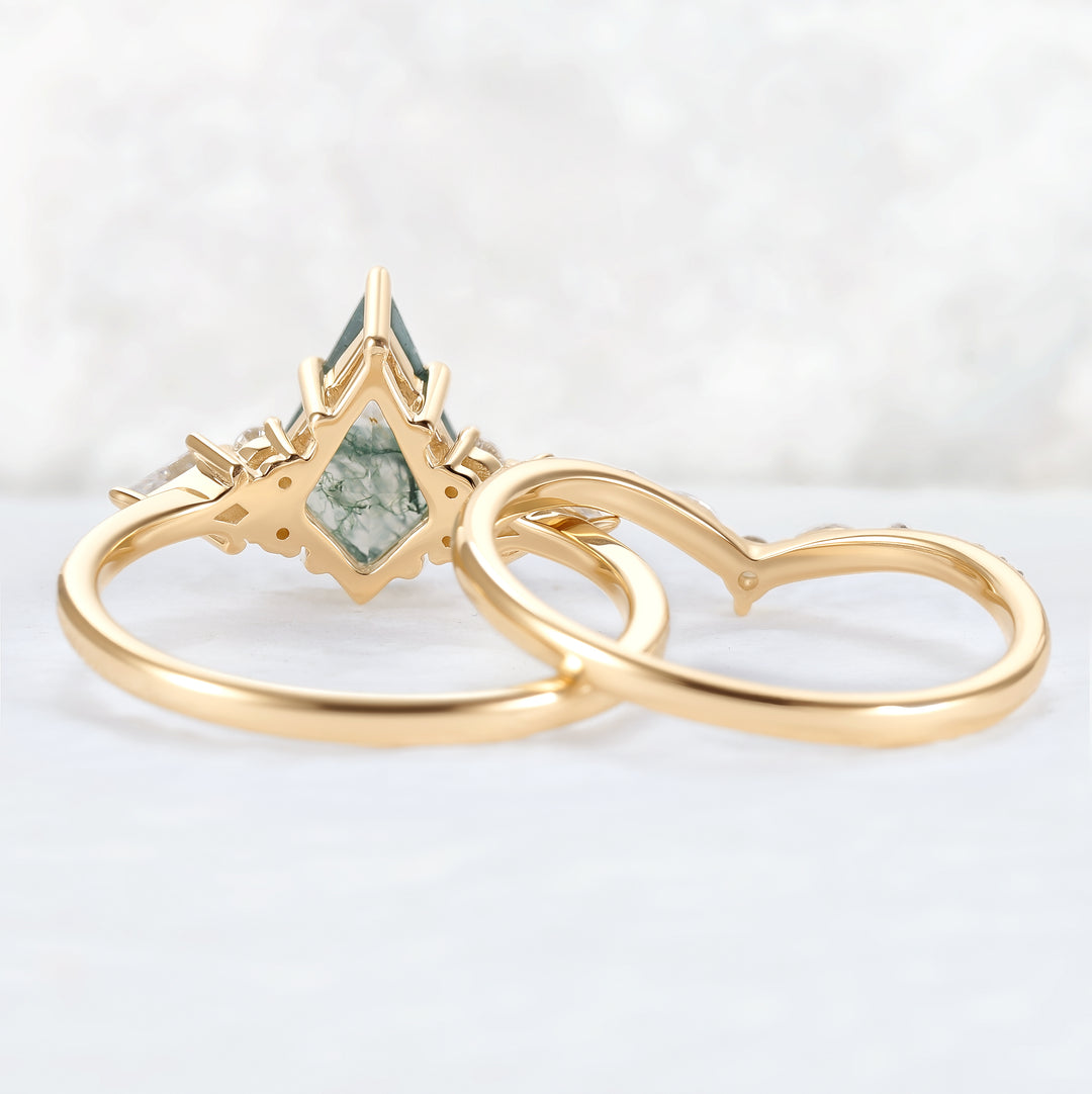 Cluster_Kite_Cut_Moss_Agate_Gemstone_Ring_Set_3