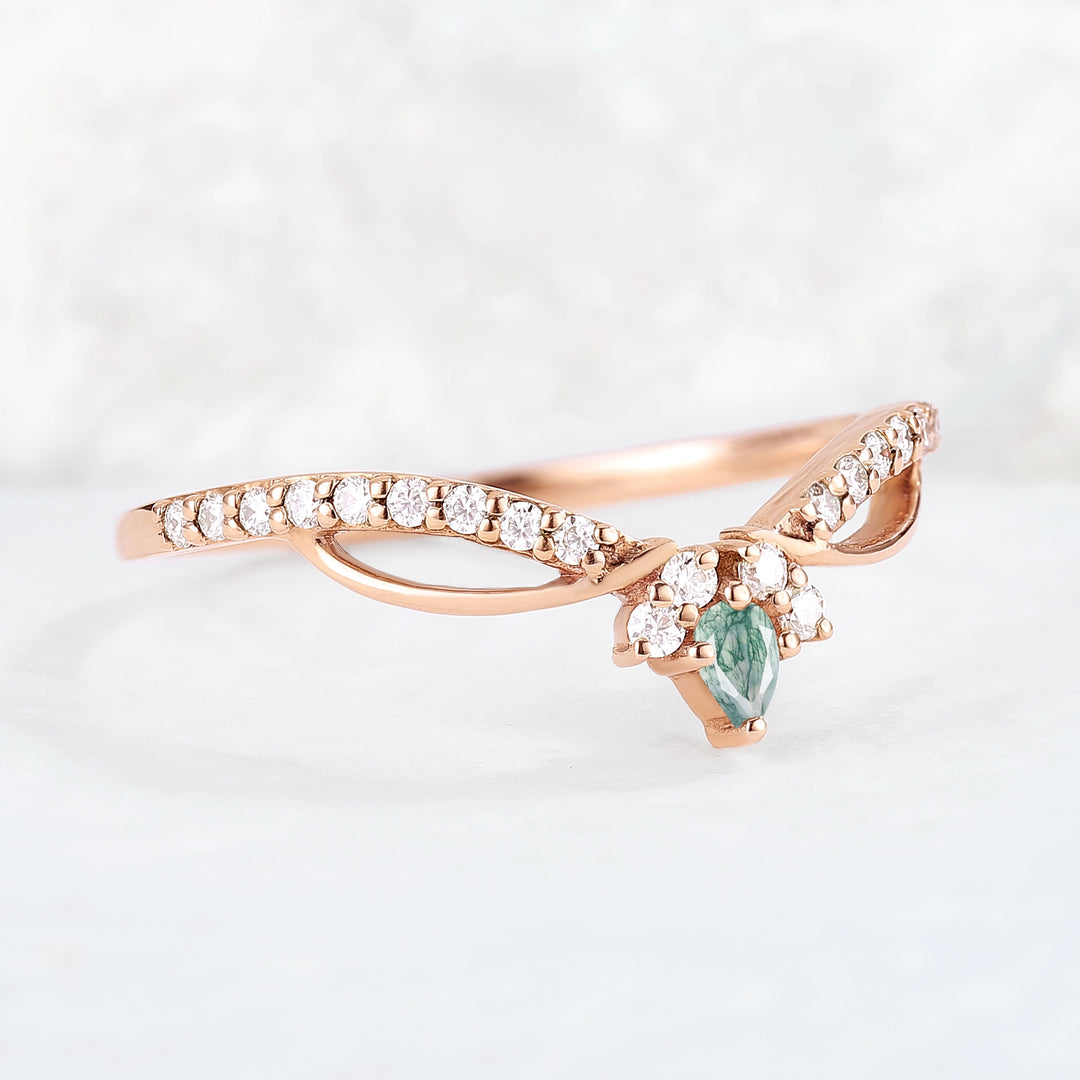 Curved_Pear_Shaped_Moss_Agate_Vine_Stacking_Ring_2