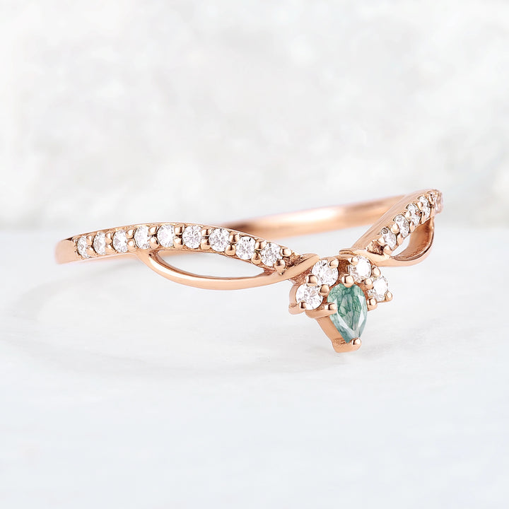 Curved_Pear_Shaped_Moss_Agate_Vine_Stacking_Ring_2