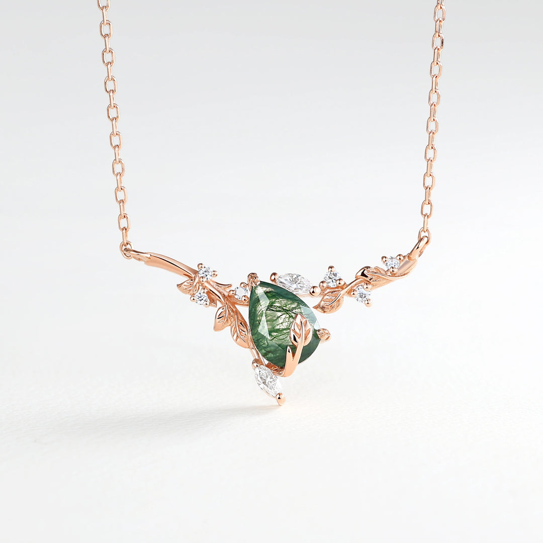 Elowen_Pear_Cut_Moss_Agate_Leaf_Branch_Necklace_2