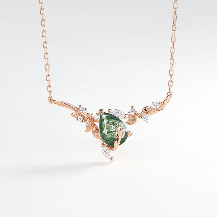 Elowen_Pear_Cut_Moss_Agate_Leaf_Branch_Necklace_2