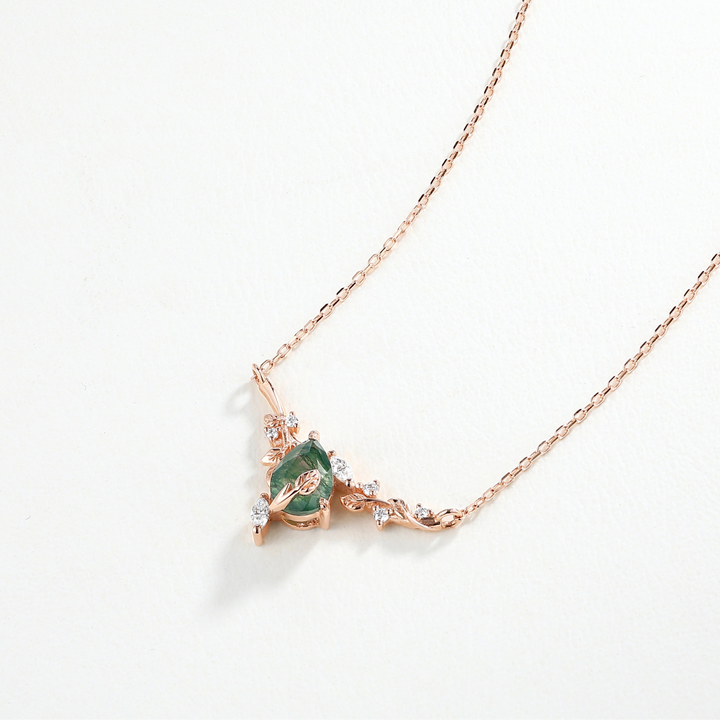 Elowen_Pear_Cut_Moss_Agate_Leaf_Branch_Necklace_2