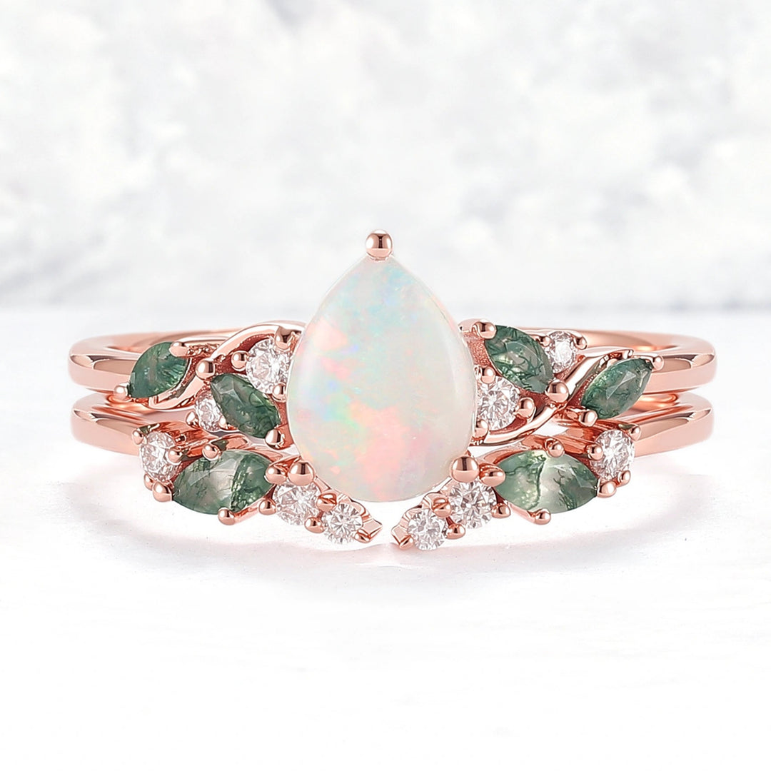 Natural_Pear_Shaped_Opal_Vine_Ring_Set_2pcs_2