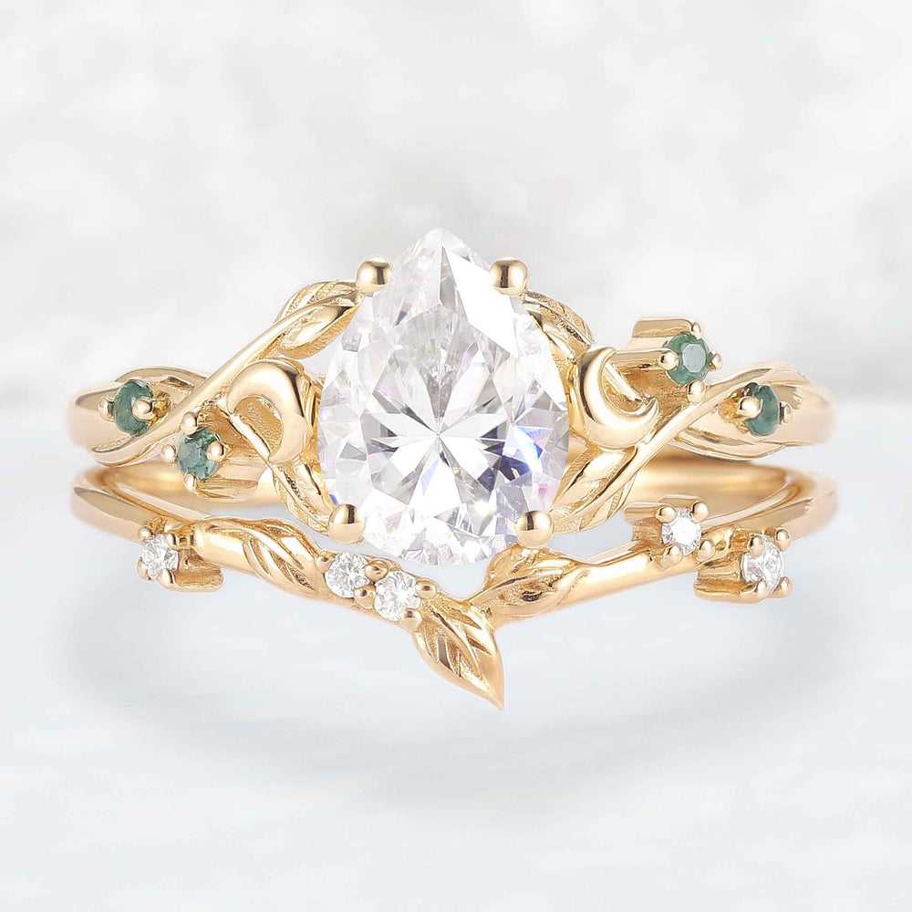 Custom Lab Diamond Ring Set 2pcs for Andrea Forbes