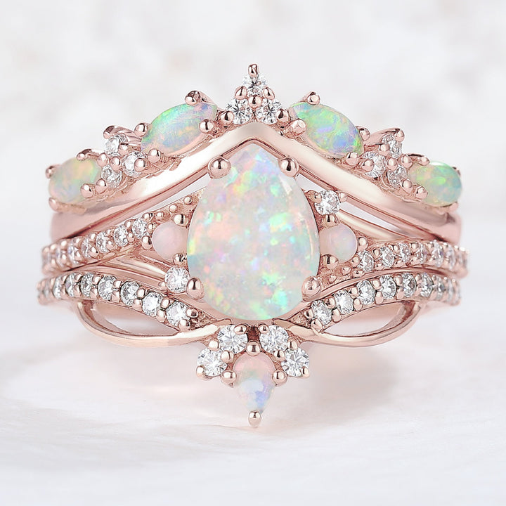Nature_Oval_Shaped_Opal_Vine_Handmade_Ring_Set_3pcs_1