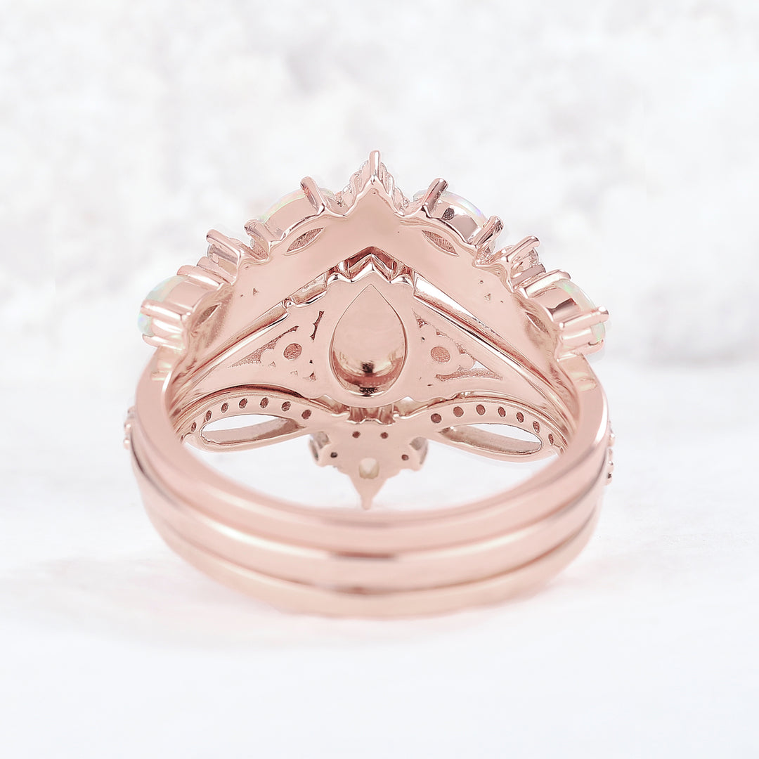 Nature_Oval_Shaped_Opal_Vine_Handmade_Ring_Set_3pcs_5