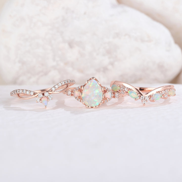 Nature_Oval_Shaped_Opal_Vine_Handmade_Ring_Set_3pcs_4