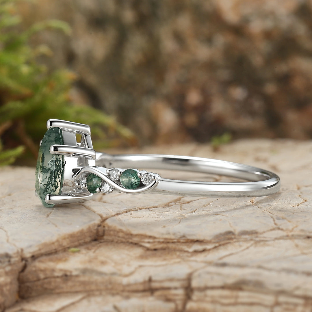 Nature_Pear_Shaped_Moss_Agate_Vine_Engagement_Ring_2