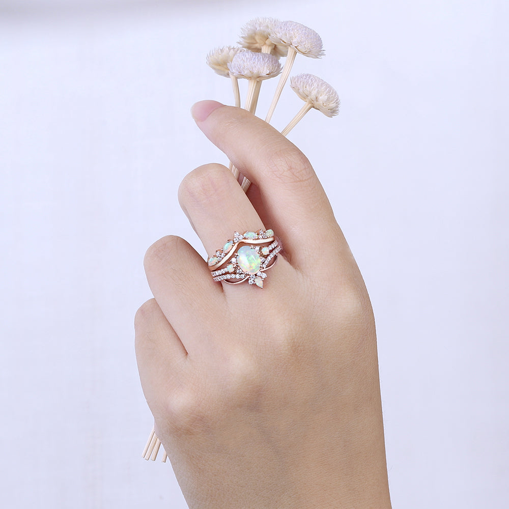 Opal Vine Handmade Ring