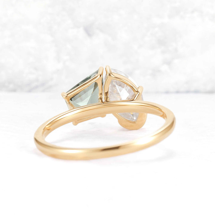 Toi Et Moi Two Stone Marquise & Kite Gemstone Rings