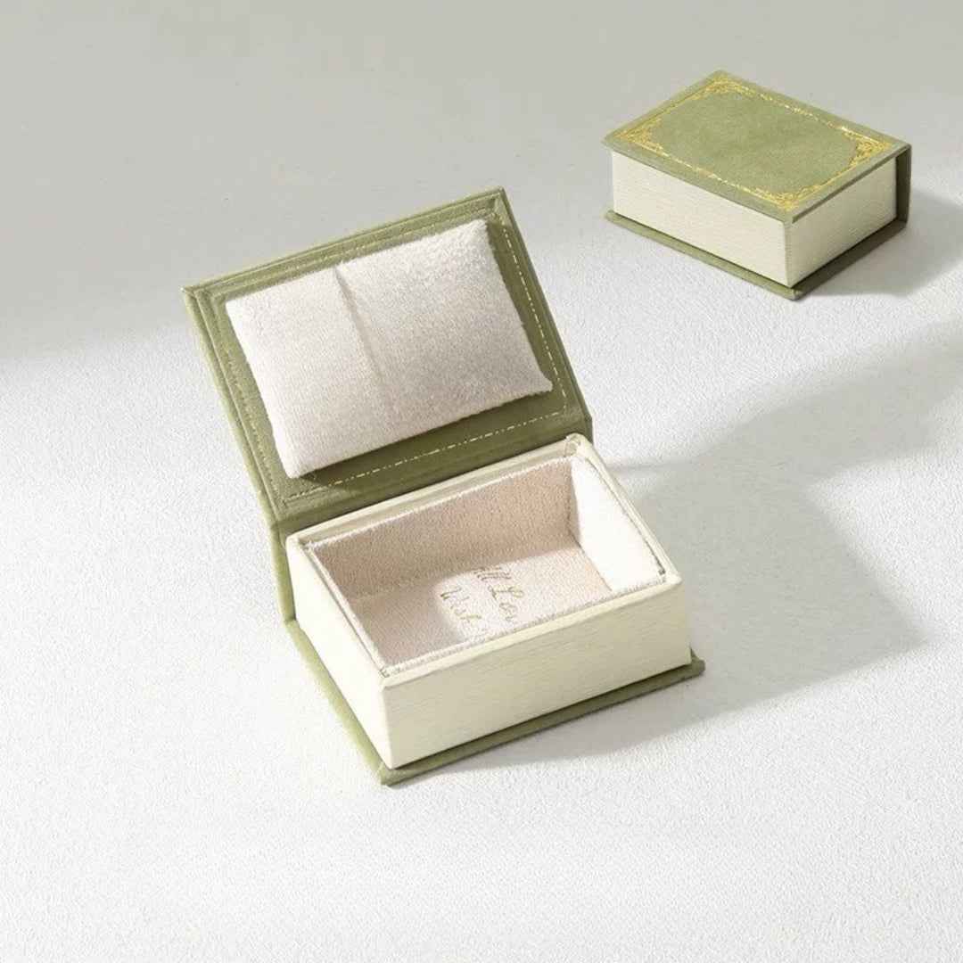 Handmade Book-Style Jewelry Gift Boxes