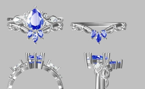 Customer Alexandrite Ring Set 2pcs for Manuel Diaz