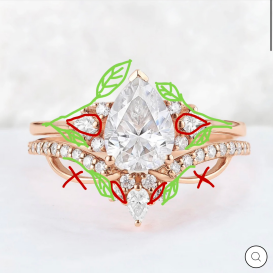 CAD Drawing Fee of Custom Ring for Grace